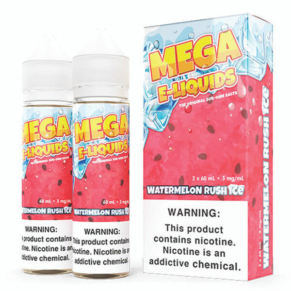 Best Deal Mega Series E-liquid 2x60ML - Watermelon Rush Ice
