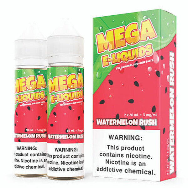Best Deal Mega Series E-liquid 2x60ML - Watermelon Rush