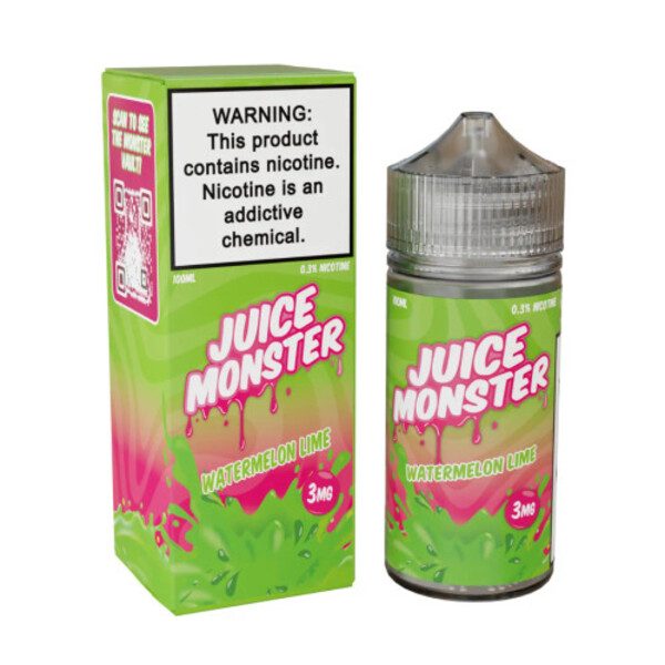 Juice Monster Series E-Liquid 100mL (Freebase) - Watermelon Lime