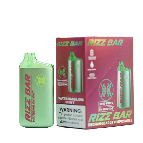 Rizz Bar 6000 Puffs Rechargeable Vape Disposable 15mL - $12.11 eJuices.co Rizz Bar 6000 Puffs Rechargeable Vape Disposable 15mL - $12.11 eJuices.co