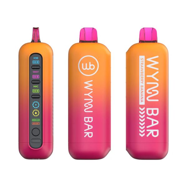 Wynn Bar 4 Adjust 50,000 Puffs Disposable Vape  Strawberry Banana