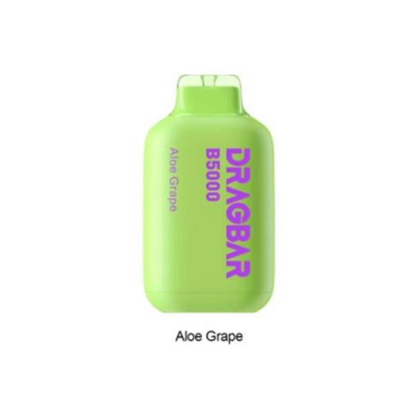 Aloe Grape ZoVoo Drag Bar B5000 Puff Single Disposable Bulk Deal!