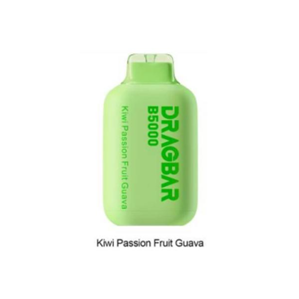 Kiwi Passion Fruit Guava ZoVoo Drag Bar B5000 Puff Single Disposable Bulk Deal!
