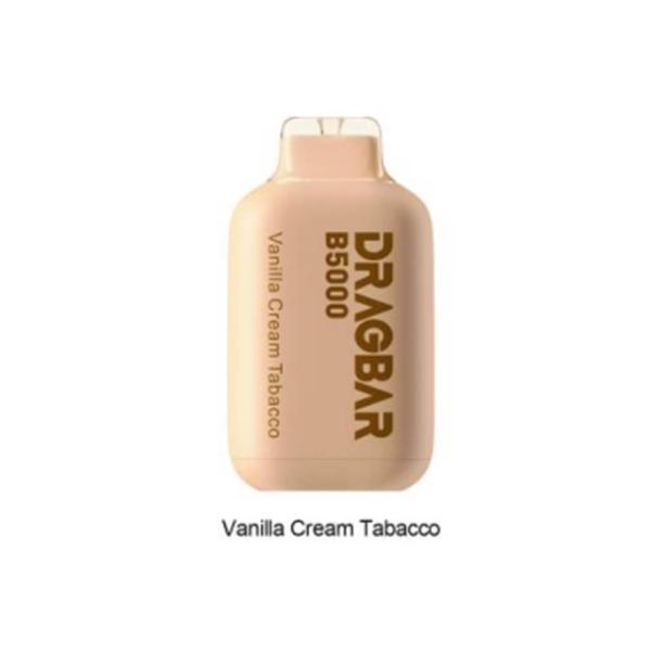 Vanilla Cream Tobacco ZoVoo Drag Bar B5000 Puff Single Disposable Bulk Deal!