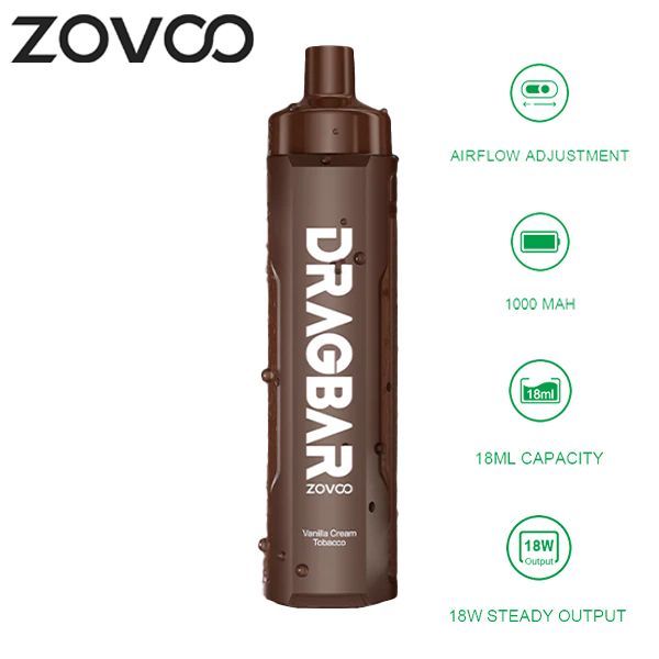 Zovoo Drag Bar R6000 6000 Puffs Rechargeable Vape Disposable 18mL - $93.15 eJuices.co Zovoo Drag Bar R6000 6000 Puffs Rechargeable Vape Disposable 18mL - $93.15 eJuices.co