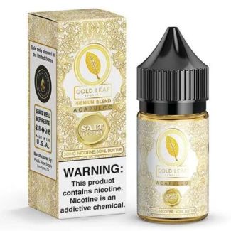 Gold Leaf 30mL Salt Series E-Liquid Acapulco