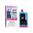 Best Deal KadoBar NI40000 Ice + Nicotine Control Disposable Vape 24mL 5 Pack - Blue Raz Ice