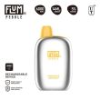 Flum Pebble 6000 Puffs Rechargeable Disposable - Pineapple Coconut