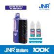 JNR Stellarc 100,000 Puffs Disposable Kit White Peach Raspberry
