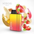 Banana Straw KROS Nano 5000 Puffs Disposable 6-Pack Ejuices Wholesale Price!