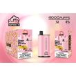 Straw Berry Banana Ice Puffly Infinity 4000 Puffs Disposable 5-Pack Ejuices Wholesale Deal!