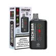 Tech Bar 25000 Puffs Disposable-Single Disposable-5%-25mL - Blue Raspberry Blackberry Ice