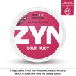ZYN Nicotine Pouches Sour Ruby