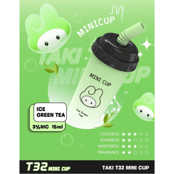 Veex Taki T32 Mini Cup Disposable Ice Green Tea