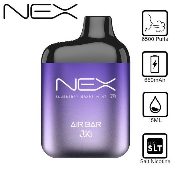 Air Bar Nex6500 Blueberry Grape Mint