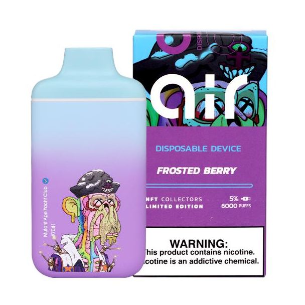 Frosted Berry Air NFT Edition 6000 Puffs Disposable 10-Pack Bulk Price !