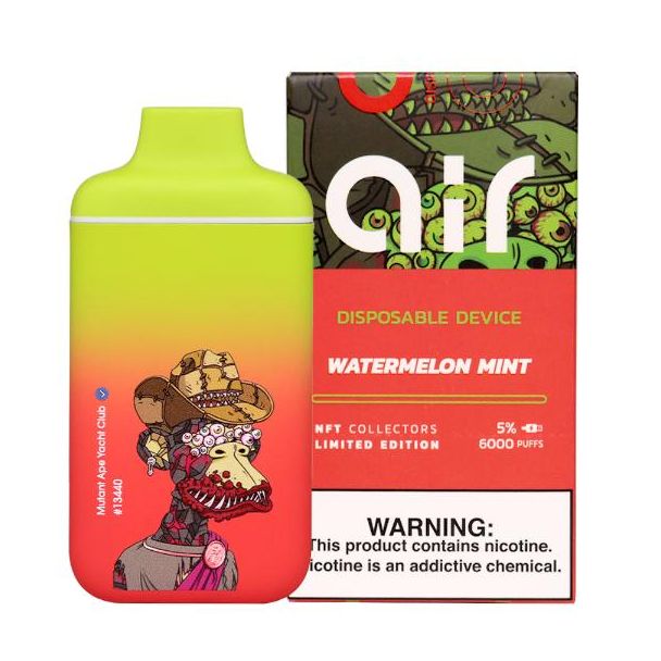 Watermelon Mint Air NFT Edition 6000 Puffs Disposable 10-Pack