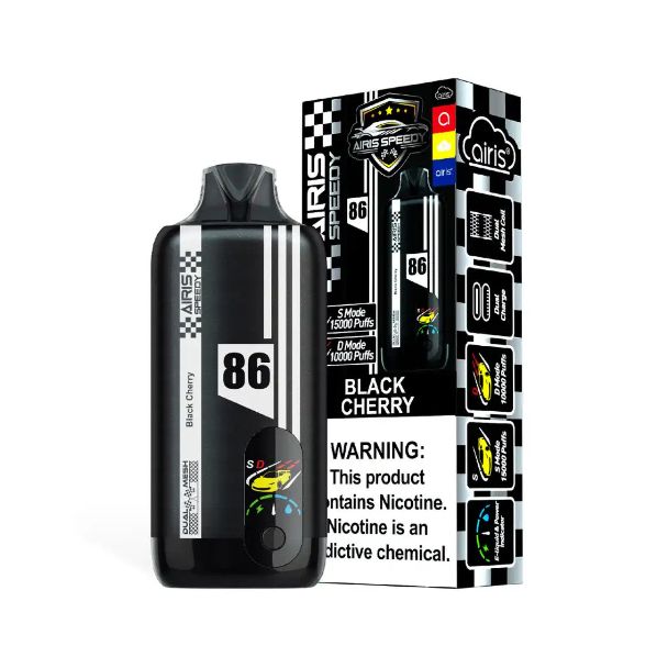 Airis Speedy 15,000 Puffs Disposable Black Cherry