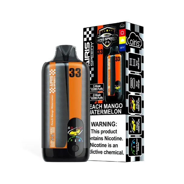 Airis Speedy 15,000 Puffs Disposable Peach Mango Watermelon