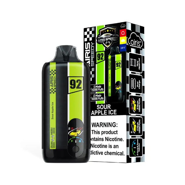 Airis Speedy 15,000 Puffs Disposable Sour Apple Ice