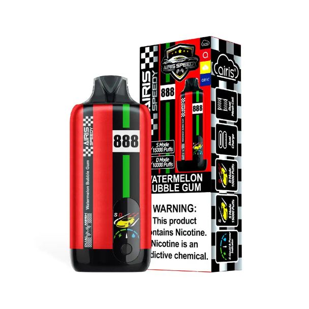 Airis Speedy 15,000 Puffs Disposable Watermelon Bubble Gum