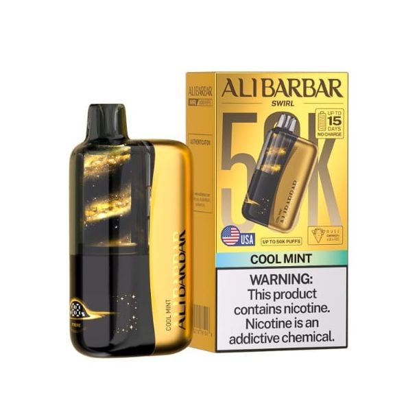Alibarbar Swirl 50,000 Puff Disposable Cool Mint