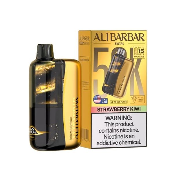 Alibarbar Swirl 50,000 Puff Disposable Strawberry Kiwi