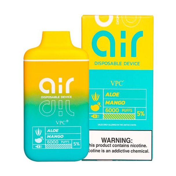 Aloe Mango Vibez Air 6000 Puff Disposable Bulk Deal!