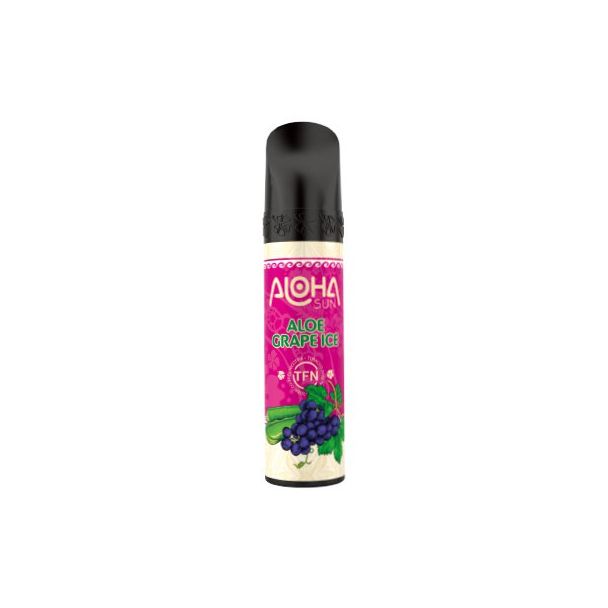 Aloe Grape Ice 3% Aloha Sun TFN Disposable 10-Pack Best Price!