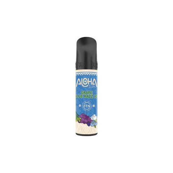 Grape Blue Razz Ice Aloha Sun TFN Single Disposable Bulk Deal!