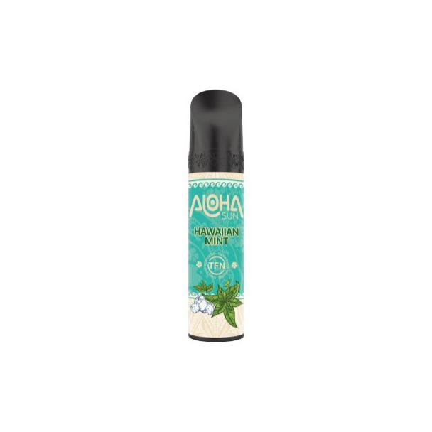 Hawiian Mint 3% Aloha Sun TFN Disposable 10-Pack Bulk Price!