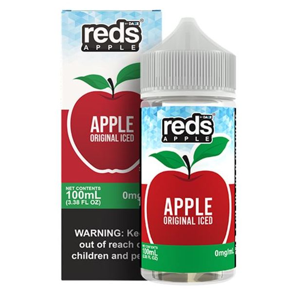 7Daze Reds 100mL Apple Iced