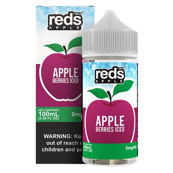 7Daze Reds 100mL Berries Iced