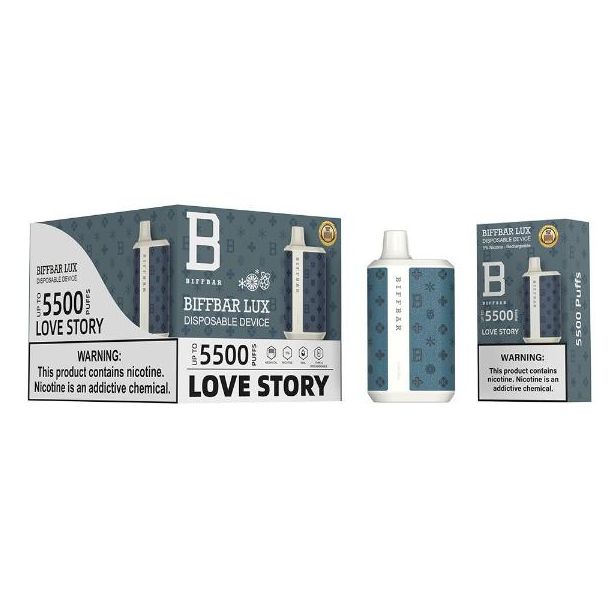 Love Story Biff Bar Luxx 5500 Puffs Disposable 10-Pack Best Deal!