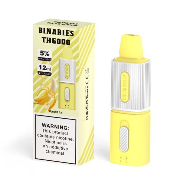Best Deal HorizonTech Binaries Cabin TH6000 Puffs Disposable - Banana Ice