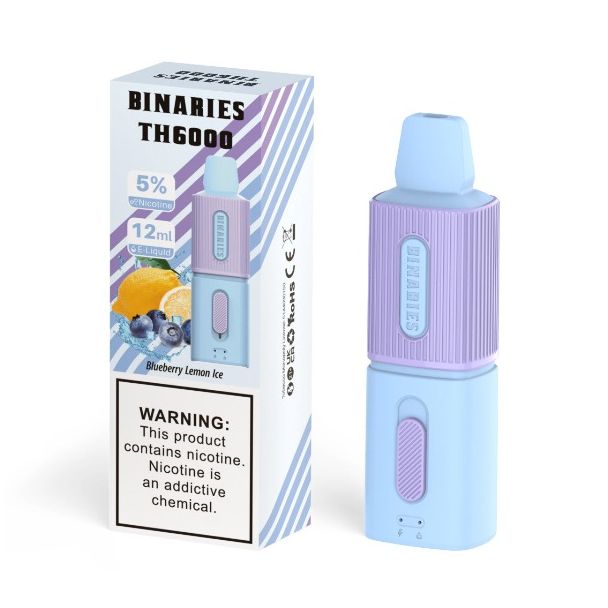 Best Deal HorizonTech Binaries Cabin TH6000 Puffs Disposable - Blueberry Lemon Ice