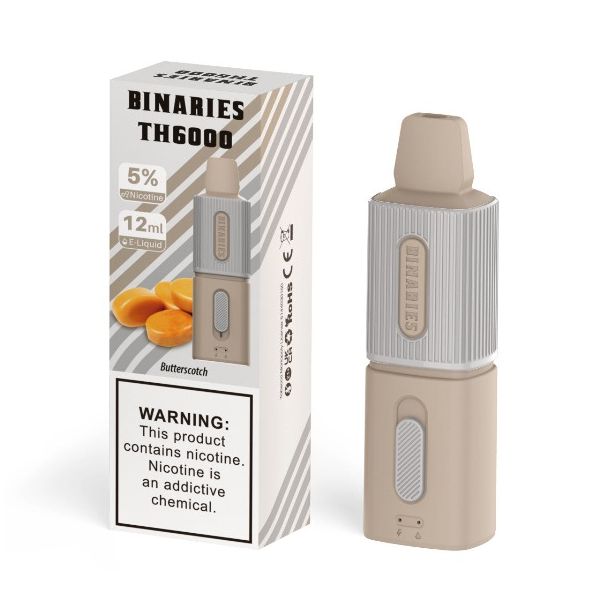 Best Deal HorizonTech Binaries Cabin TH6000 Puffs Disposable - Butterscotch