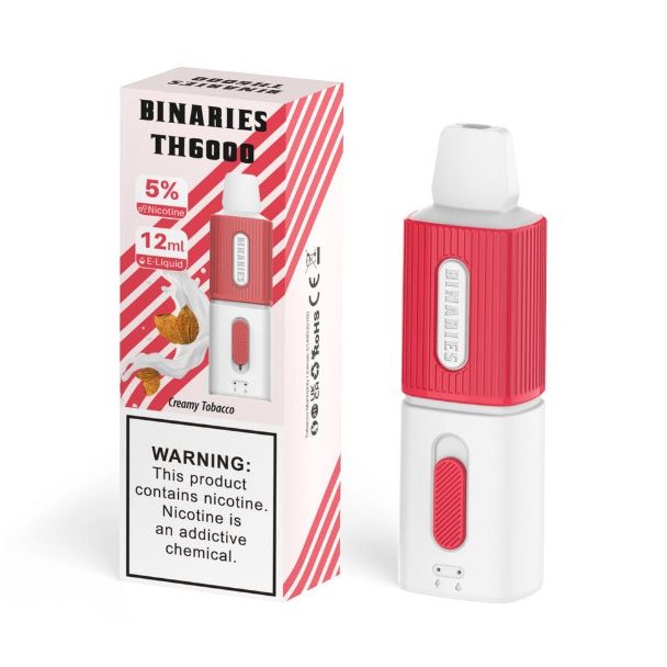 Best Deal HorizonTech Binaries Cabin TH6000 Puffs Disposable - Creamy Tobacco