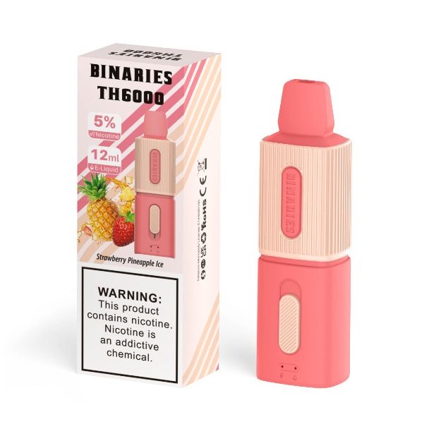 Best Deal HorizonTech Binaries Cabin TH6000 Puffs Disposable - Strawberry Pineapple Ice