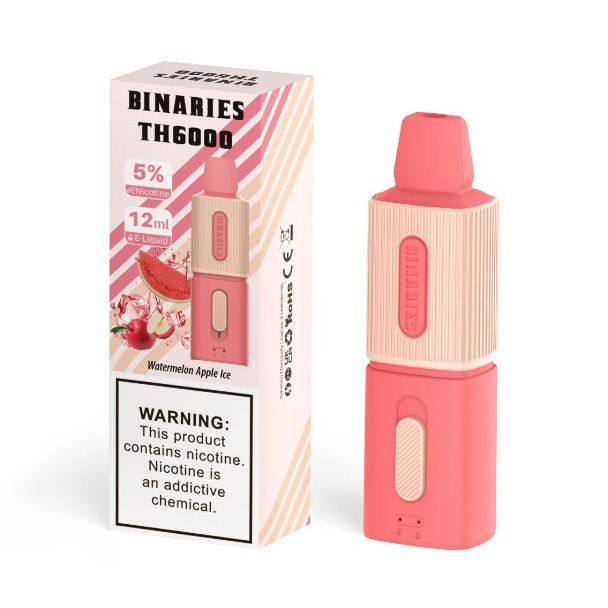 Best Deal HorizonTech Binaries Cabin TH6000 Puffs Disposable - Watermelon Apple Ice