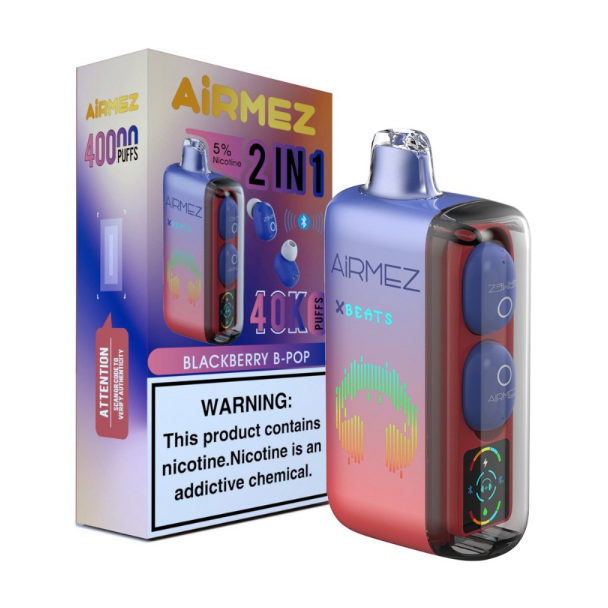 Best Deal AirMez X-Beats 40,000 Puffs Disposable - Blackberry B-Pop