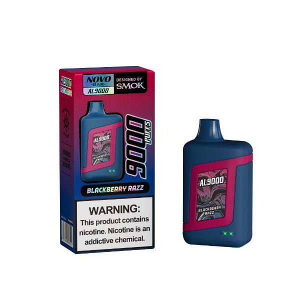Smok Novo 9000 Puffs Blackberry Razz