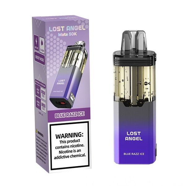 Lost Angel Mate 50,000 Puffs Flavor Pods 5-Pack - Blue Razz Ice