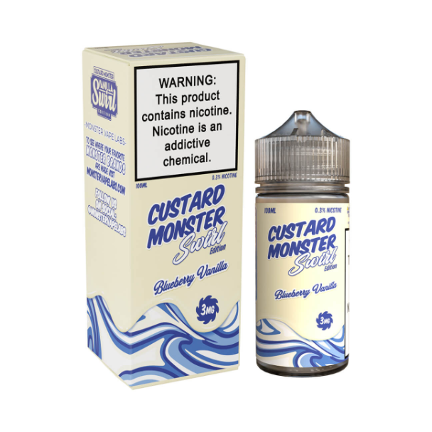 Best Deal Custard Monster Swirl Edition 100mL - Blueberry Vanilla