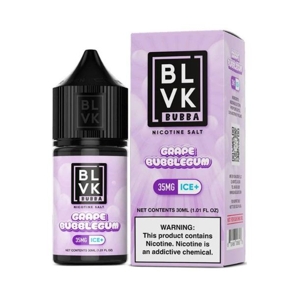 BLVK Salts 30mL Grape Bubblegum