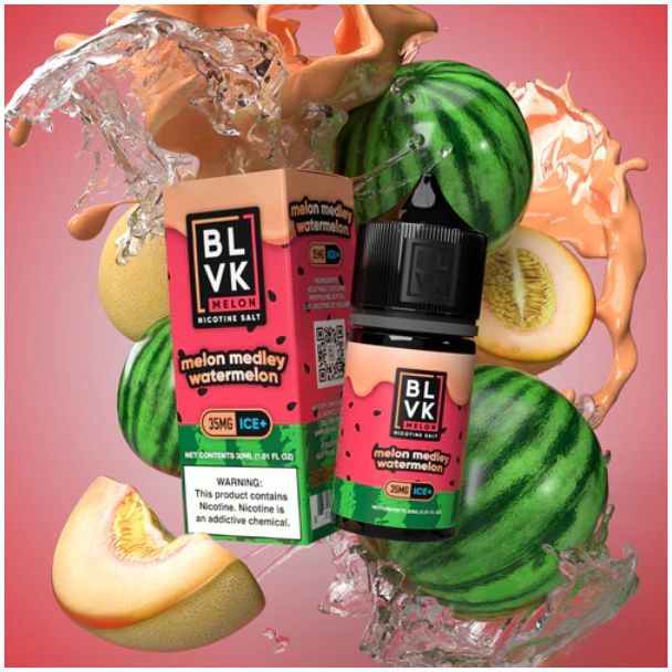 BLVK Salts 30mL Melon Melon Medley Watermelon
