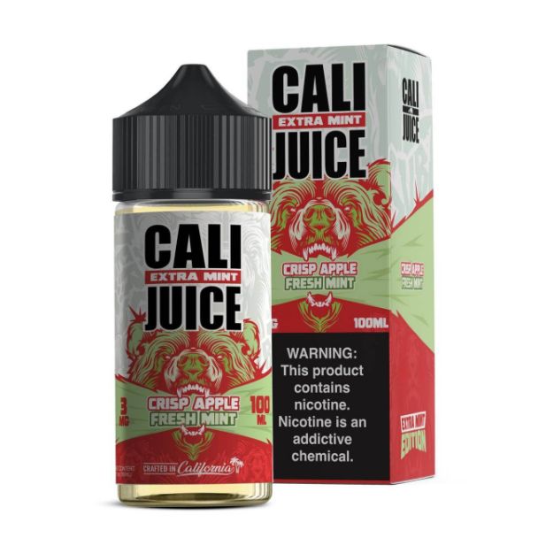 Cali Juice Extra Mint 100mL Series Crisp Apple Fresh Mint