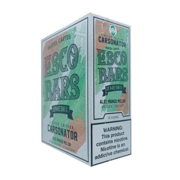 Aloe Mango Melon Carsonator x Esco Bars 2500 Puffs Disposable 10-Pack Bulk Deal!