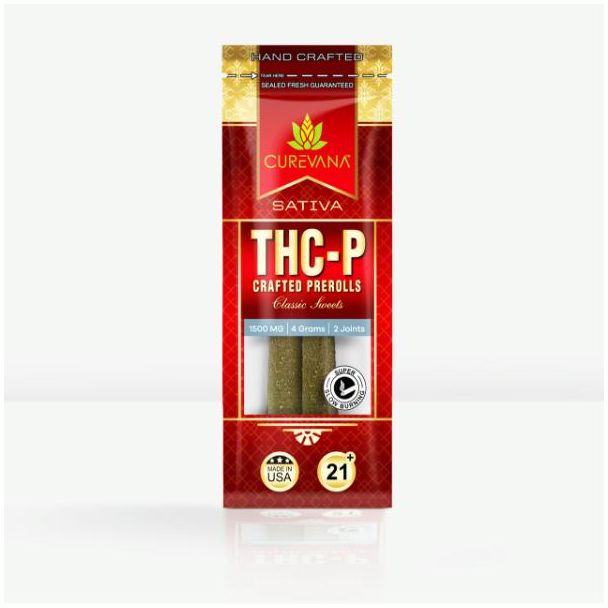  THC P 2 Pack Preroll 1500mg Classic Sweet