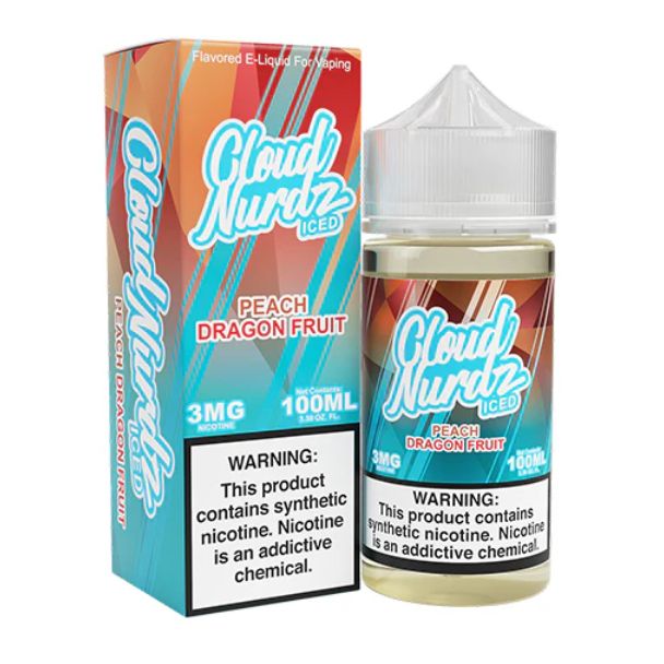 Cloud Nurdz TFN Series 100mL Peach Dragonfruit Ice